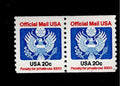 US Official Stamps a Coil Pair of Scott # O135 MOG NH. W/Bold Tagging!!0