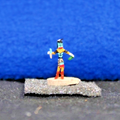 MINI Kachina approx 1/2", "Long Hair Dancer" by Mae Hunch0