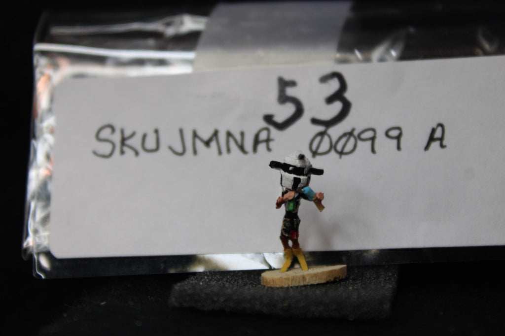 Small  1/2" -5/8" tall Kachina Doll, "ZUNI Rain Dancer" by Mae Hunch  Pristine!!4