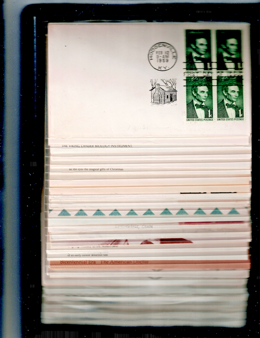 Professional album with 100, 1st Day of Issue and Other Commemorative Covers.1