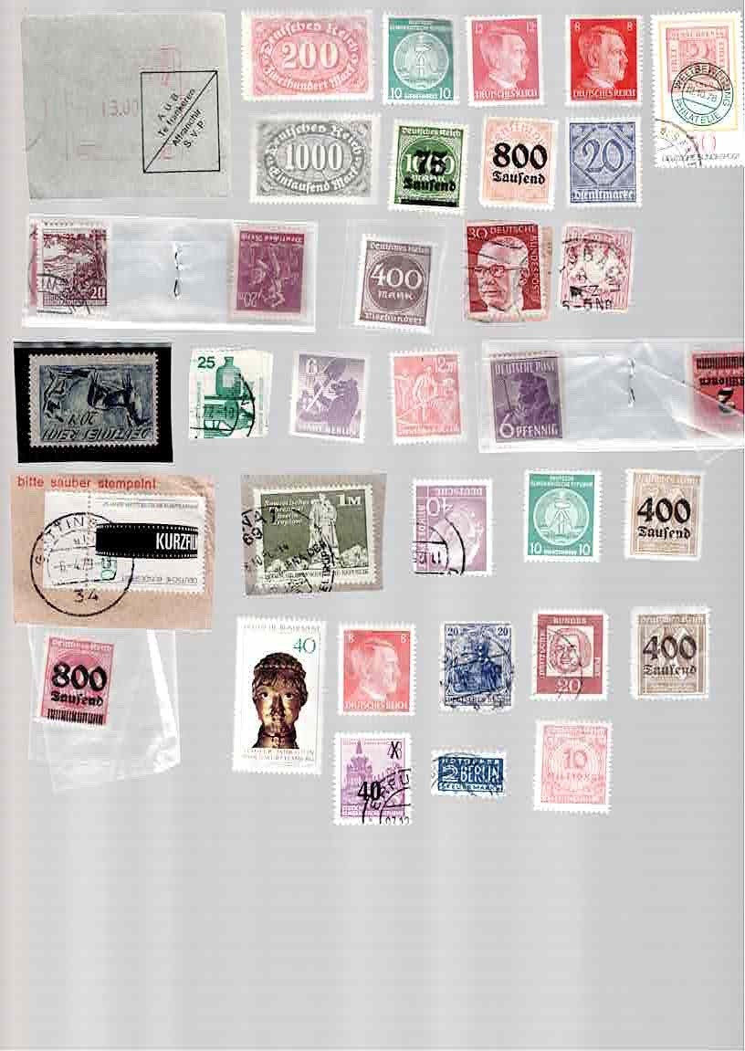 GERMAN  Stamps.I got these, off & on,  many years ago and have never even looked5