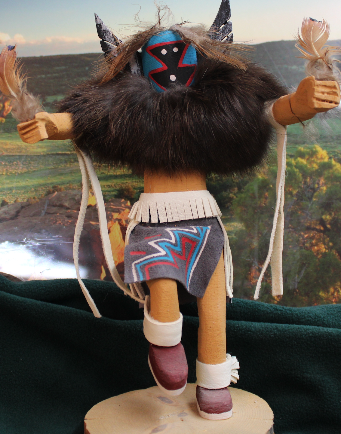 Kachina doll  "Crow Mother"  Signed By Stephen Apochita    Pristine!!0