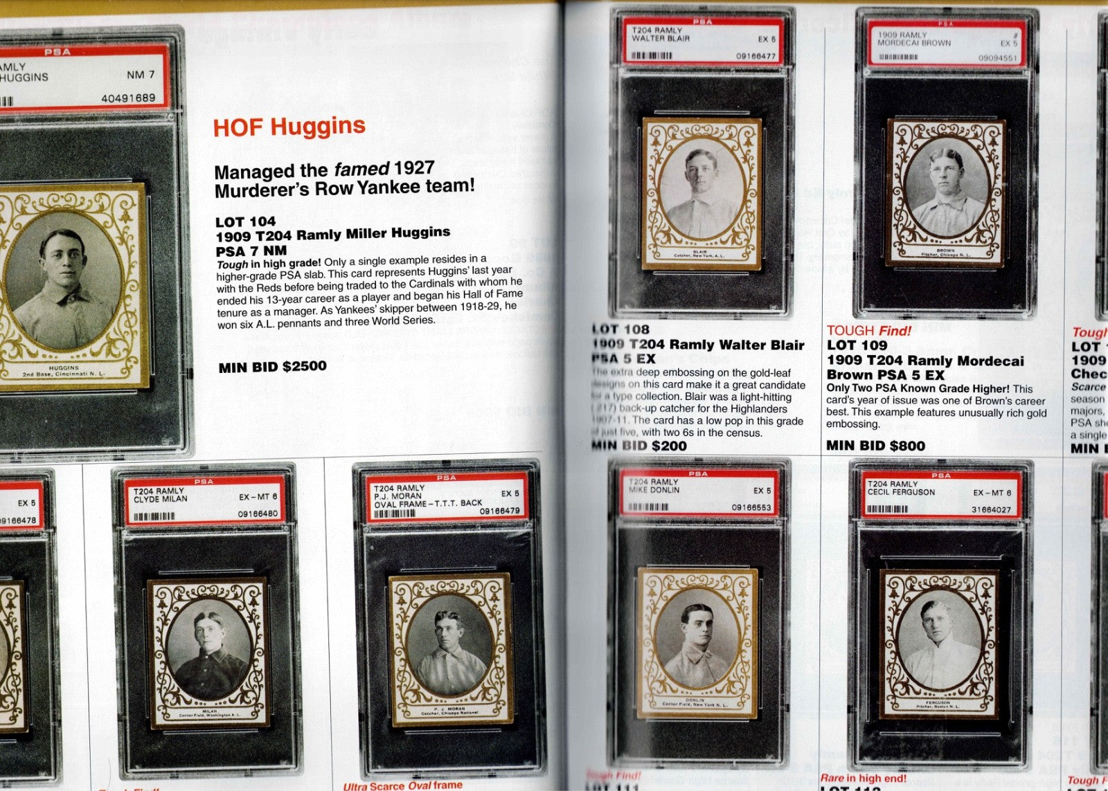 Memory Lane Serious Rarities Auction Magazine Dec 2008 XF3