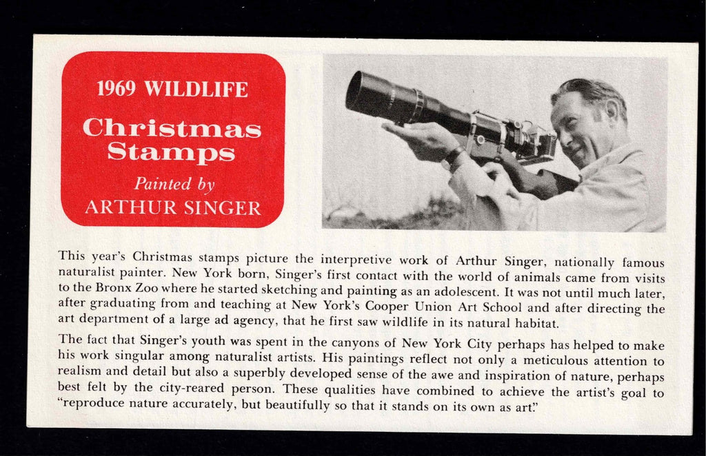 Christmas  Wildlife Stamps Cinderella Stamps , Stickers Starting 19687