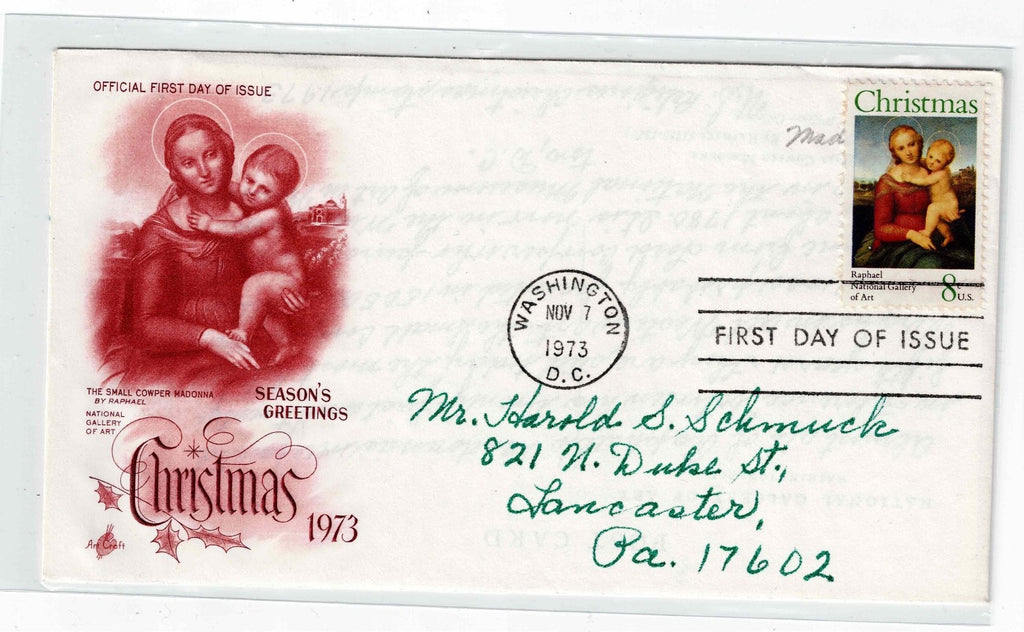 Christmas Stamped 1st First Day of Issue Envelopes,  Stocking Stuffer?3