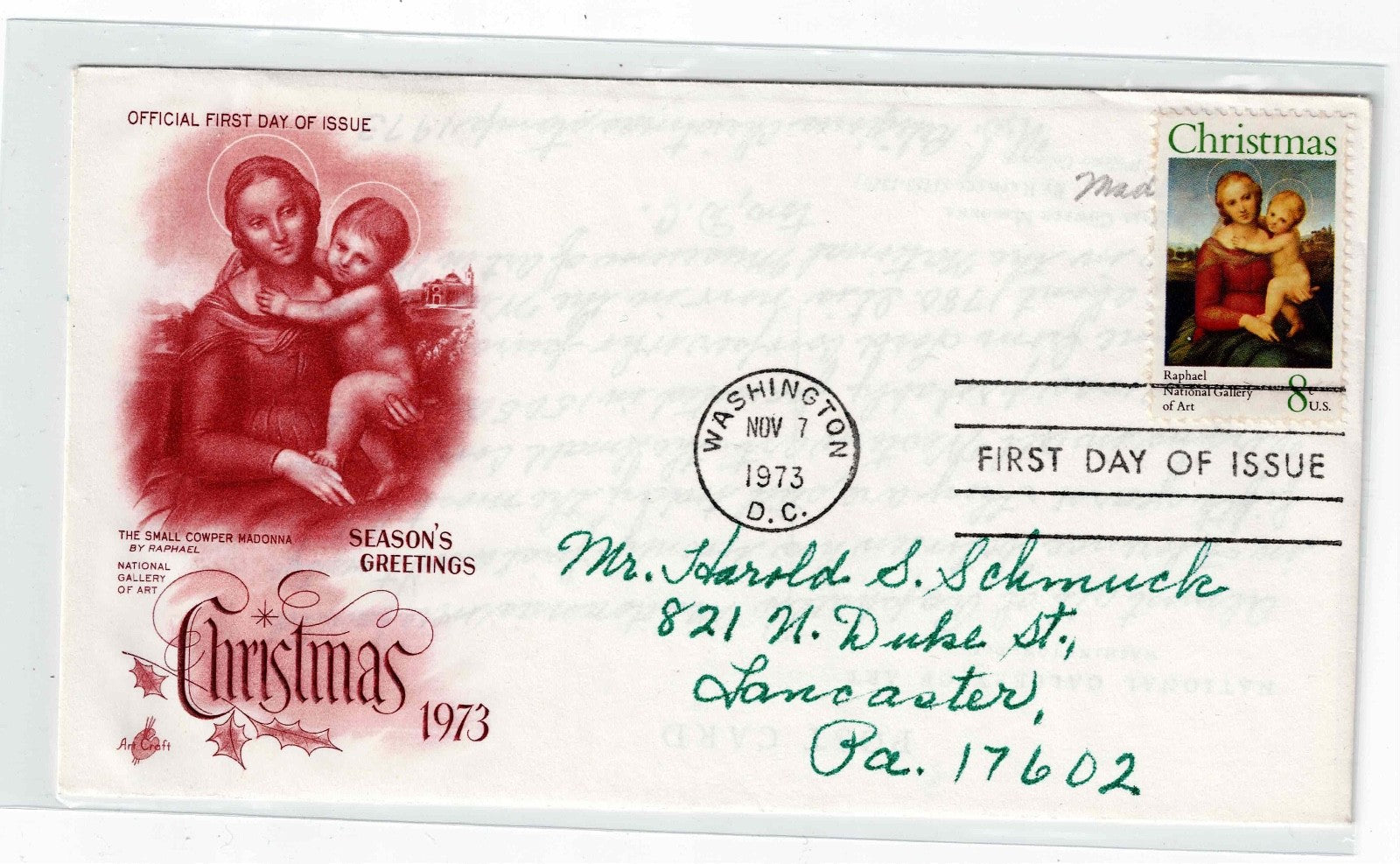 Christmas Stamped 1st First Day of Issue Envelopes,  Stocking Stuffer?3