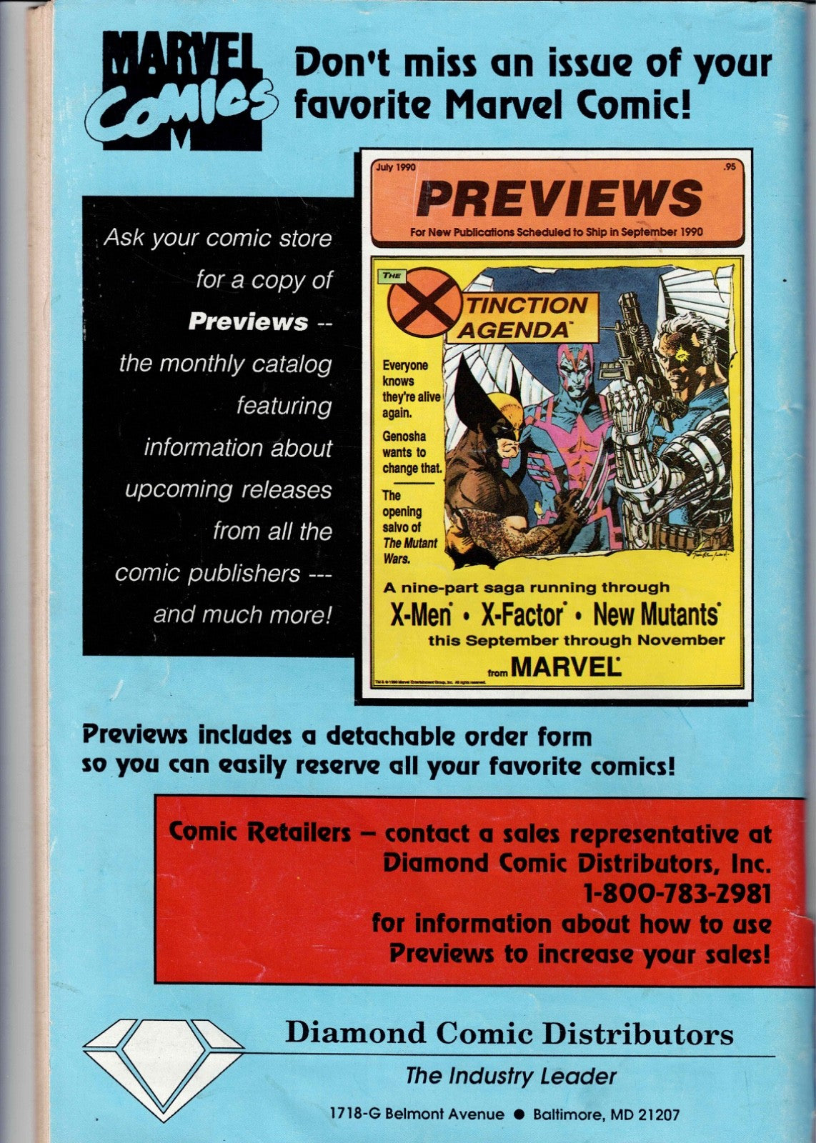 OVERSTREET'S Price Guide Update No. 15.  1990 for Comic Books Used3