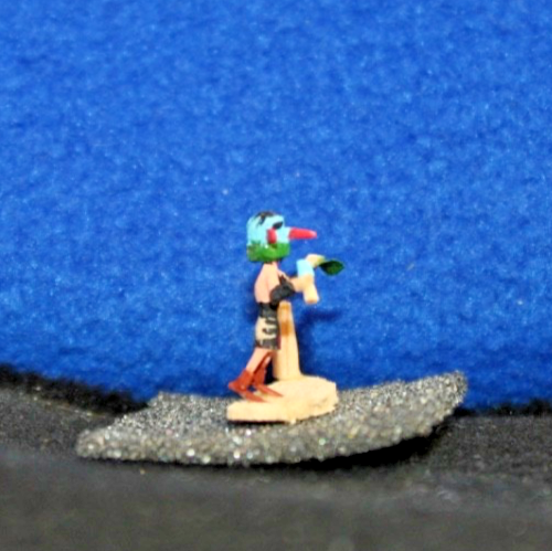 MINI Kachina approx 5/8" short, "Humming Bird Dancer" by Mae Hunch1