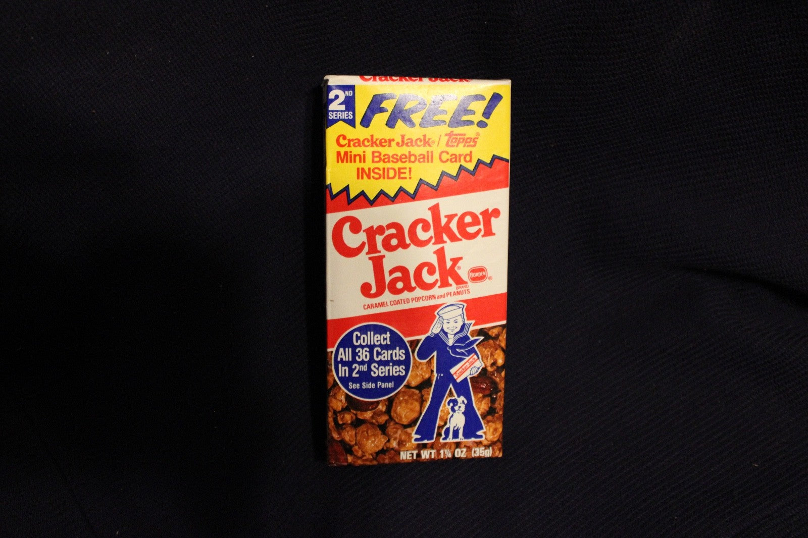 Cracker Jacks NIB   Baseball Cards inside are 1991 40th Anniversary TOPPS ! WOW0