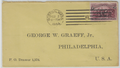 1894 Cover, Letter Stamped with Scott # 231, Landing of Columbus. Boston, Mass0