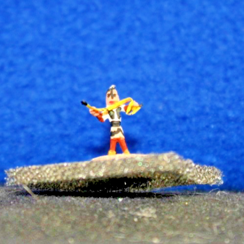 MINI Kachina approx 1/2" short, "Snake Dancer" by Mae Hunch0