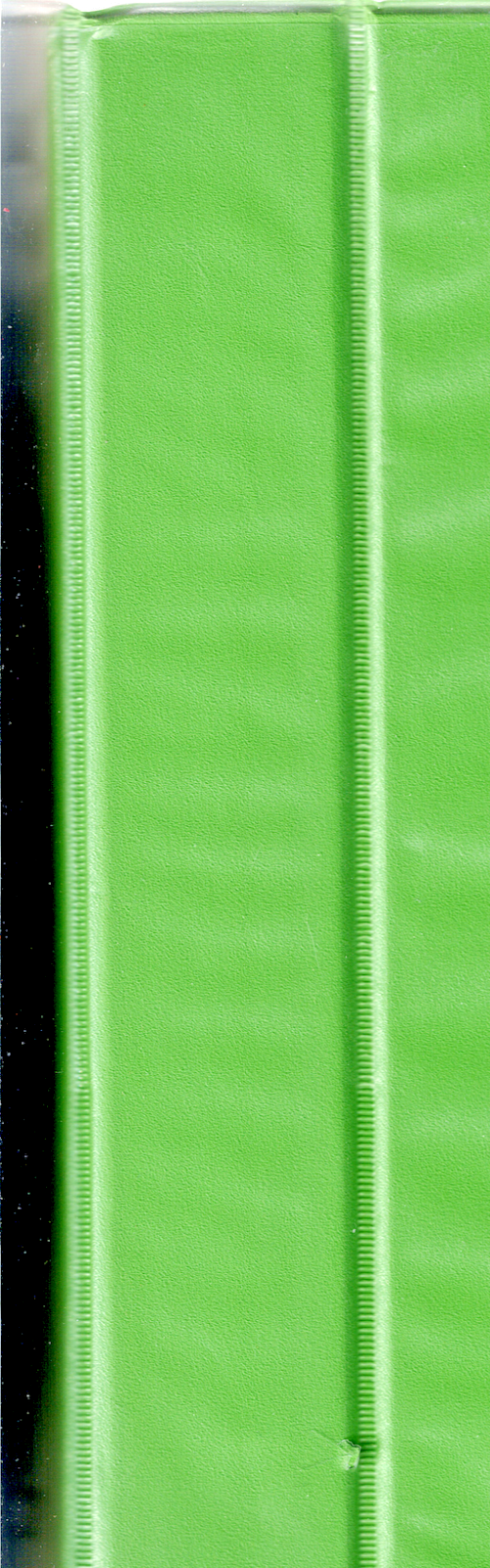 LIME GREEN NOTEBOOK WITH (40) empty full page protective holders for Mint Sheets1