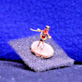 MINI Kachina approx 1/2" tall, "Hopi Snake Dancer" by Mae Hunch0