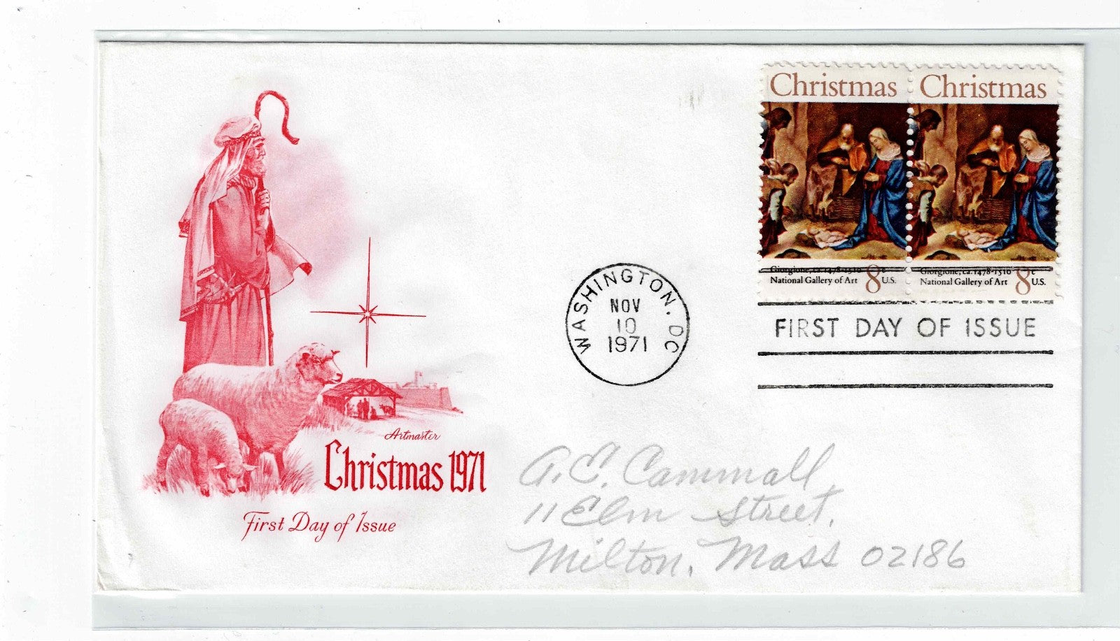 Christmas Stamped 1st First Day of Issue Envelopes,  Stocking Stuffer?20
