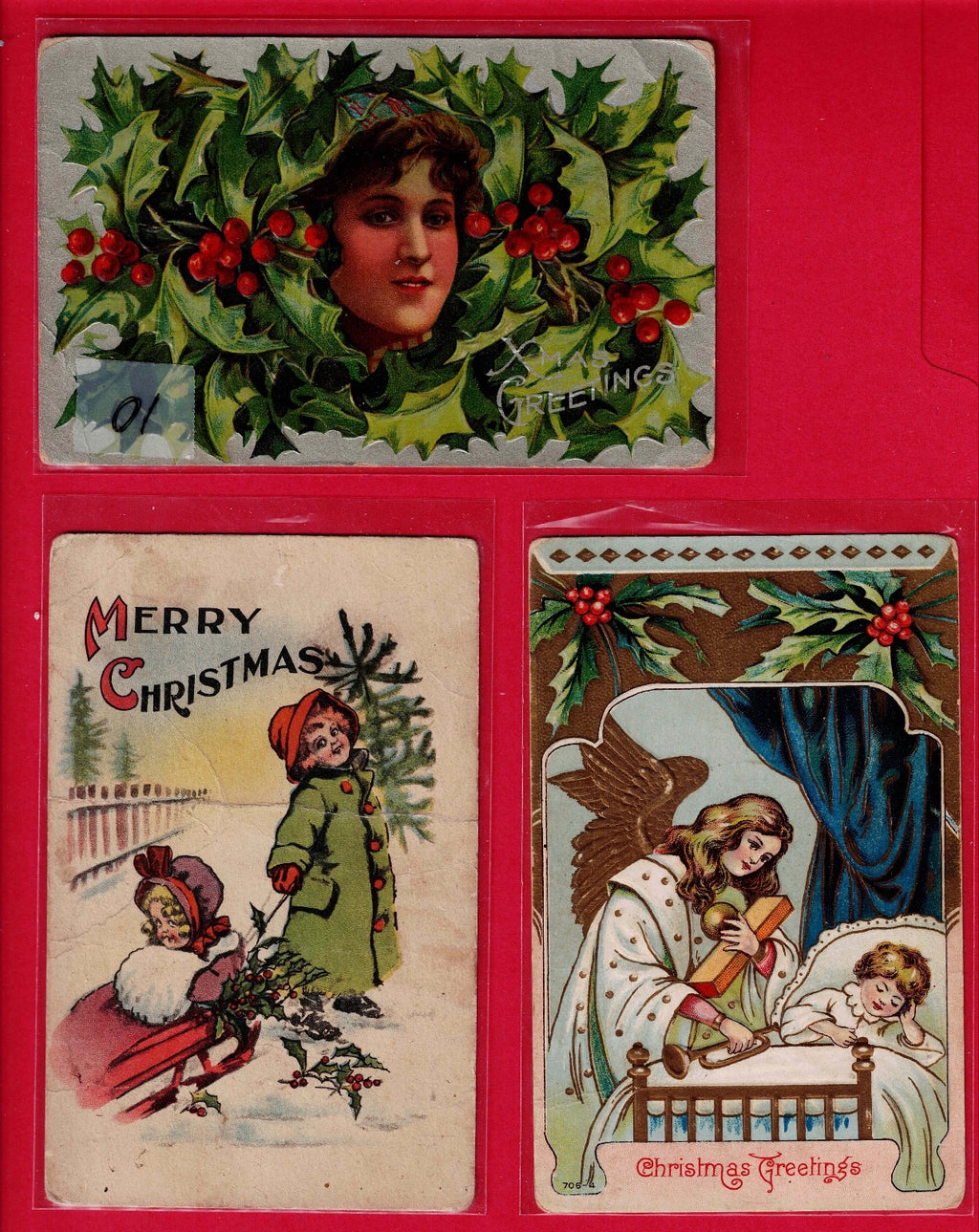 Mail a 100 yr old postcard to friends & family this Christmas!!0