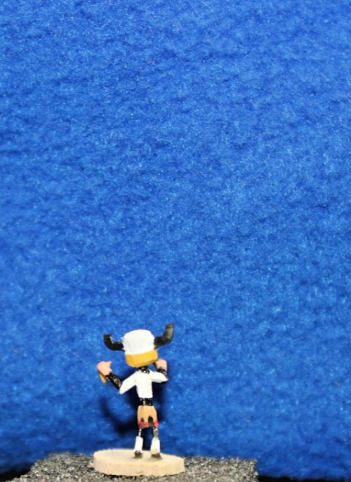 MINI Kachina approx 5/8" short, "Buffalo Dancer" by Mae Hunch2