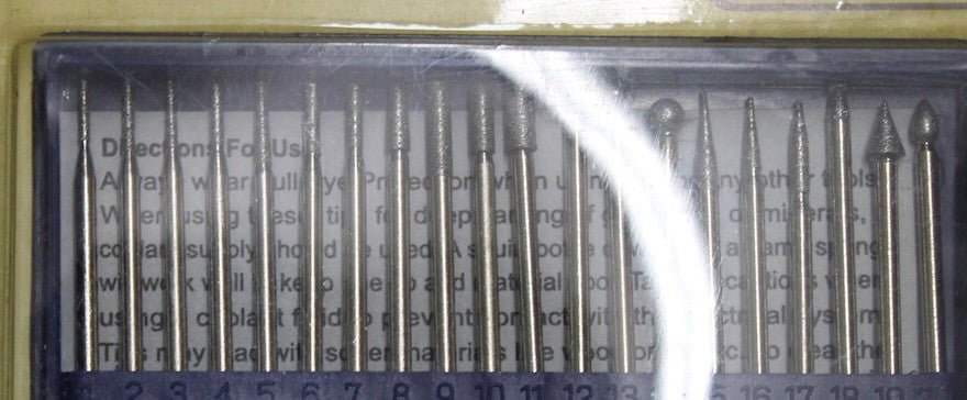 Diamond Tip Engraver Tip Set 20 pcs NIP2