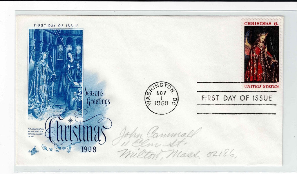 Christmas Stamped 1st First Day of Issue Envelopes,  Stocking Stuffer?10