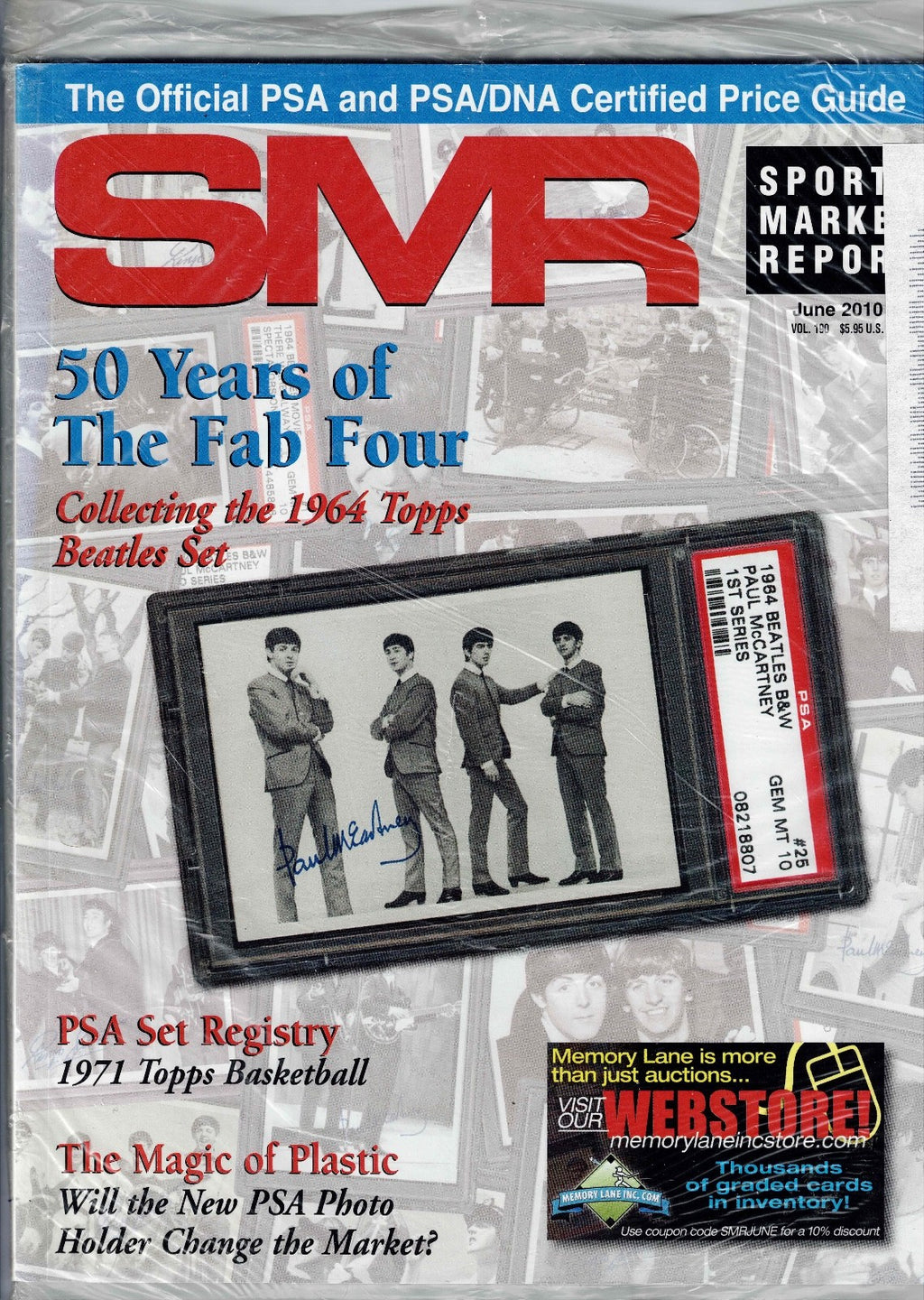 SMR's Sports Market Report Magazines. All in original mailing wrapper. ++4