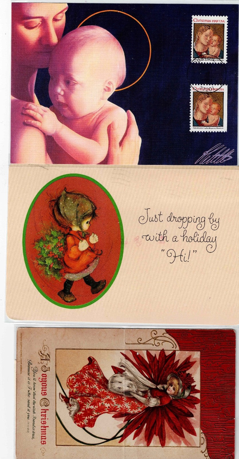 Mail a 100 yr old postcard to friends & family this Christmas!!5