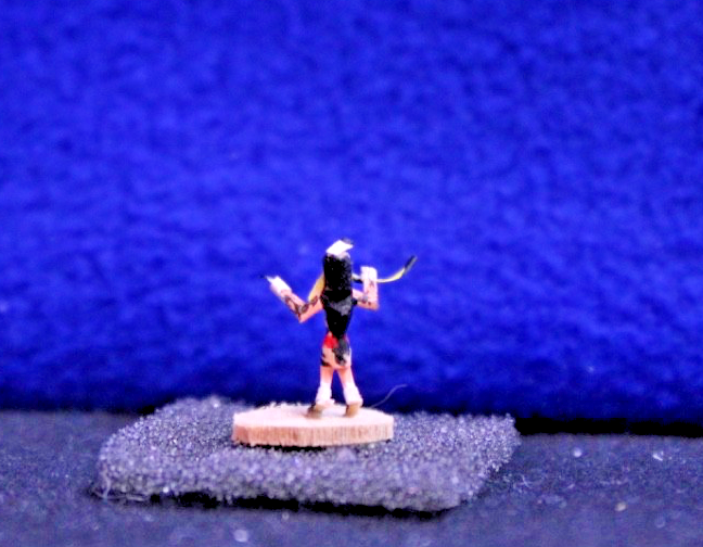 MINI Kachina approx 1/2" tall, "Hopi Snake Dancer" by Mae Hunch2