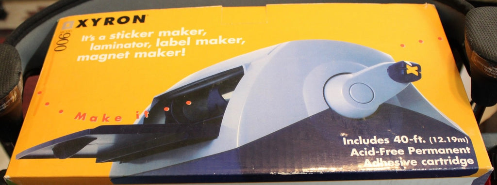 Laminate Your precious papers  Label Maker Machine  Xyron Model 900 Sticker NIB4