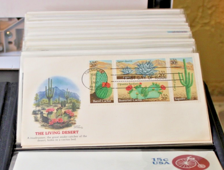 Professional album with 100, 1st Day of Issue and Other Commemorative Covers.5