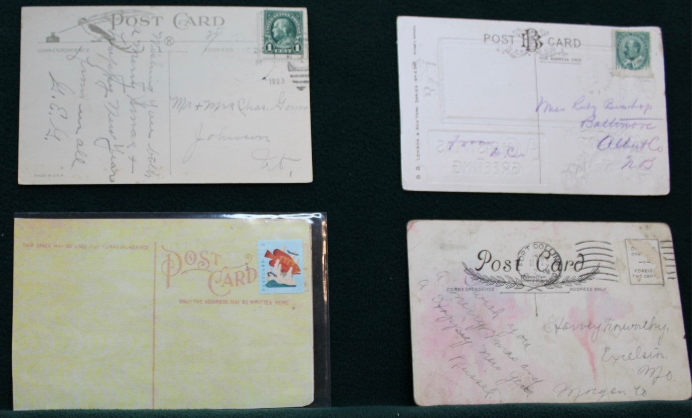 Mail a 100 yr old postcard to friends & family this Christmas!!3