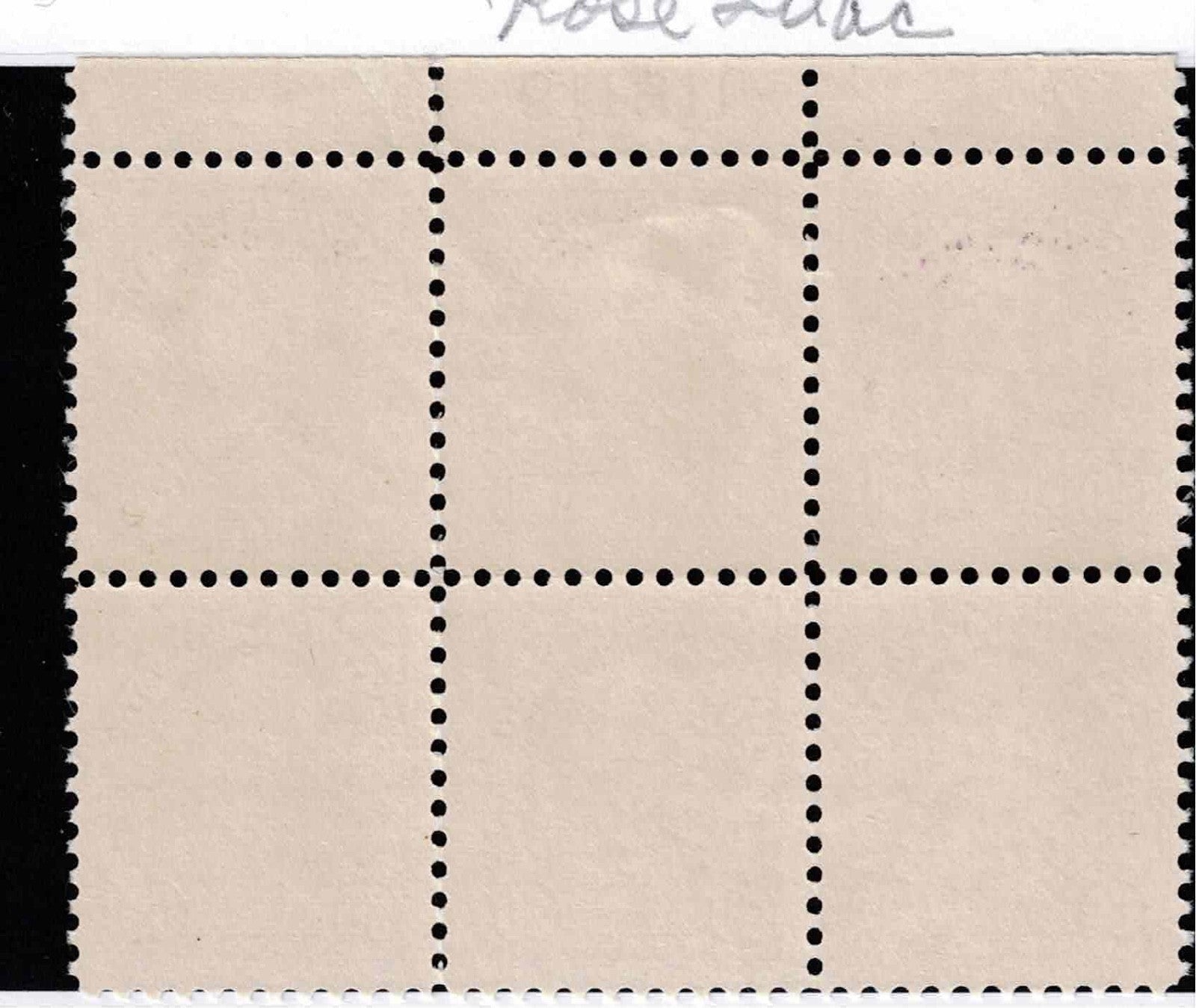 Canal Zone #114  Post Office Fresh 50¢ Rose Lilac Margine Block of 6  MOG NH1