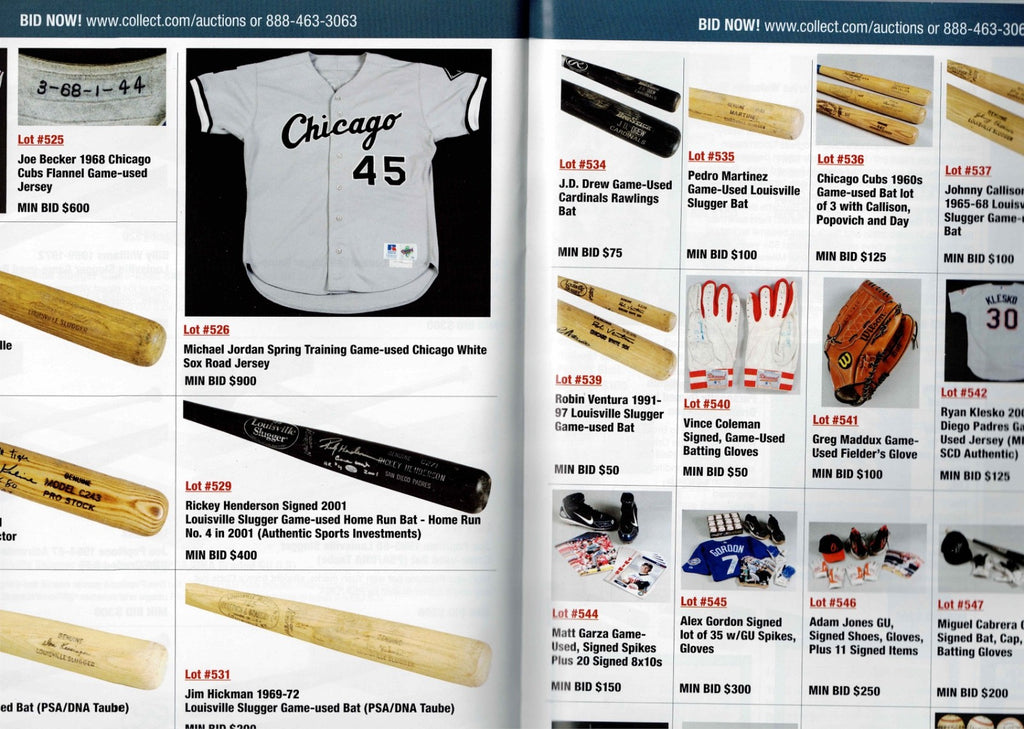 Collect.com Dec 2010 Auctions catalog Sports cards and Americana. Pristine Mag2