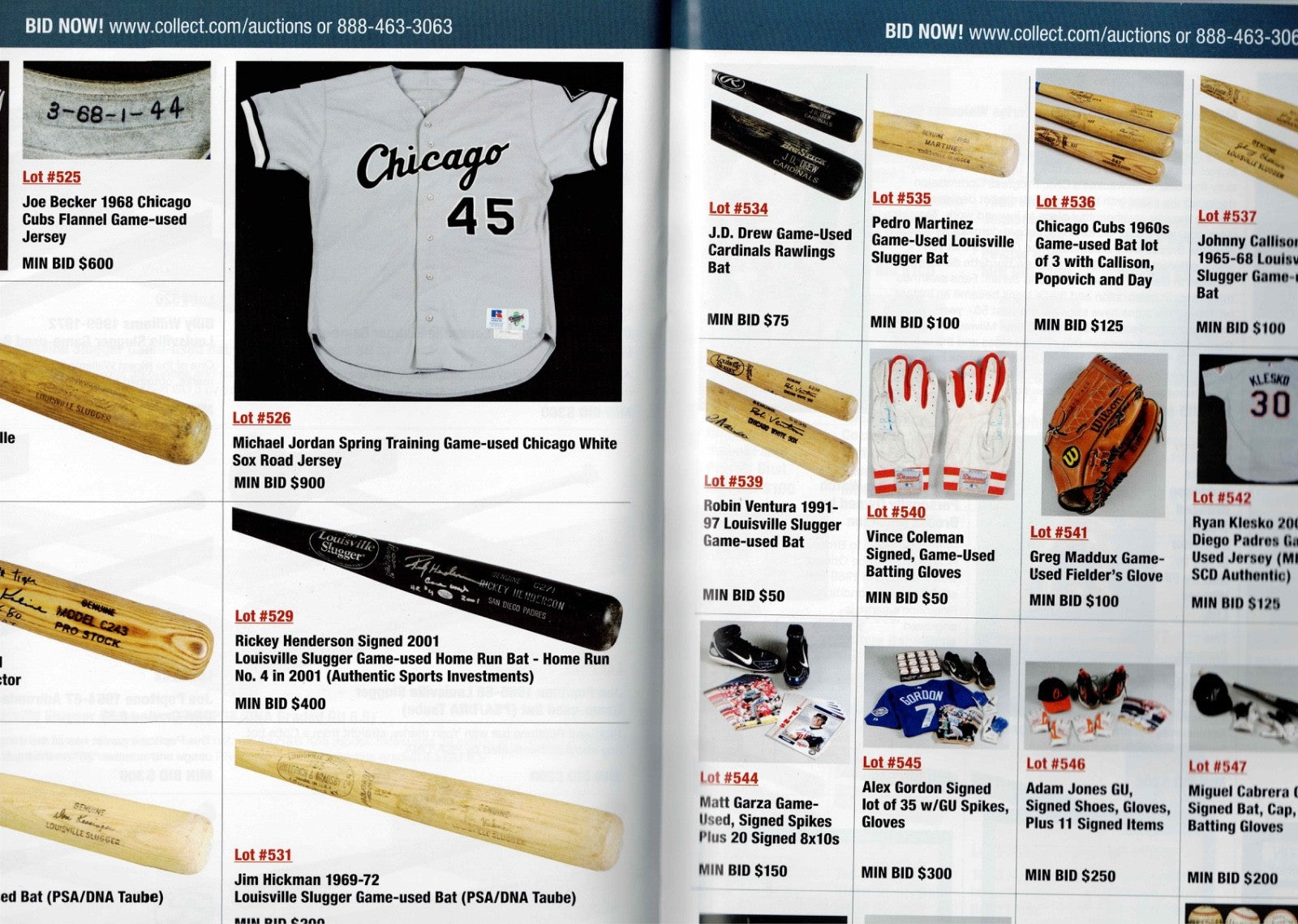 Collect.com Dec 2010 Auctions catalog Sports cards and Americana. Pristine Mag2