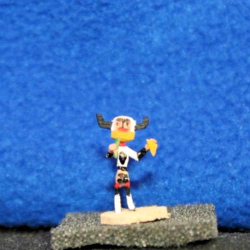 MINI Kachina approx 5/8" short, "Buffalo Dancer" by Mae Hunch0