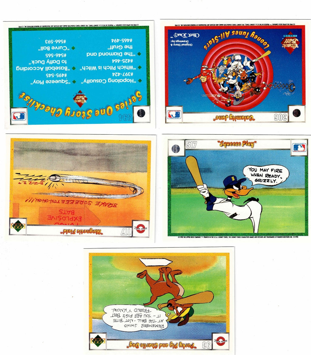 1990 Comic Ball Looney Tunes 13 Cards Reminds me of  ole Funnies in Newspapers!0