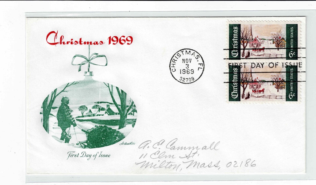 Christmas Stamped 1st First Day of Issue Envelopes,  Stocking Stuffer?13
