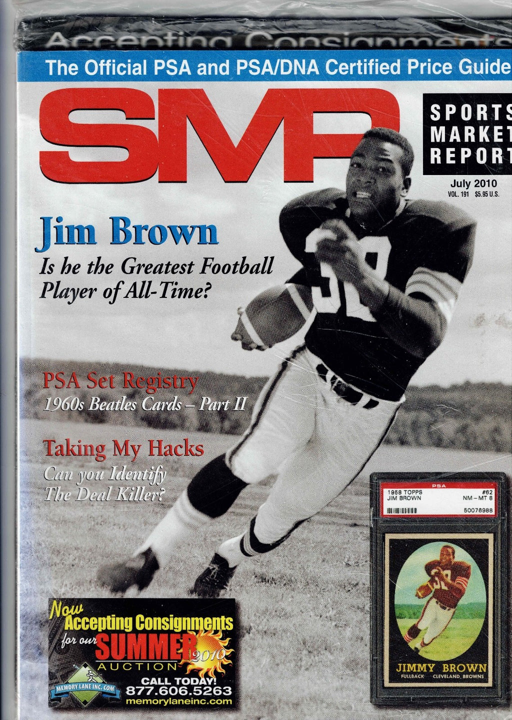 SMR's Sports Market Report Magazines. All in original mailing wrapper. ++2