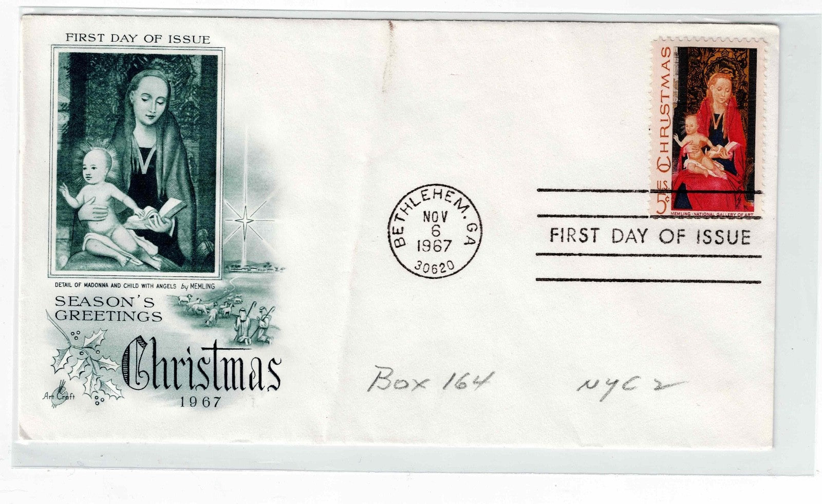 Christmas Stamped 1st First Day of Issue Envelopes,  Stocking Stuffer?12