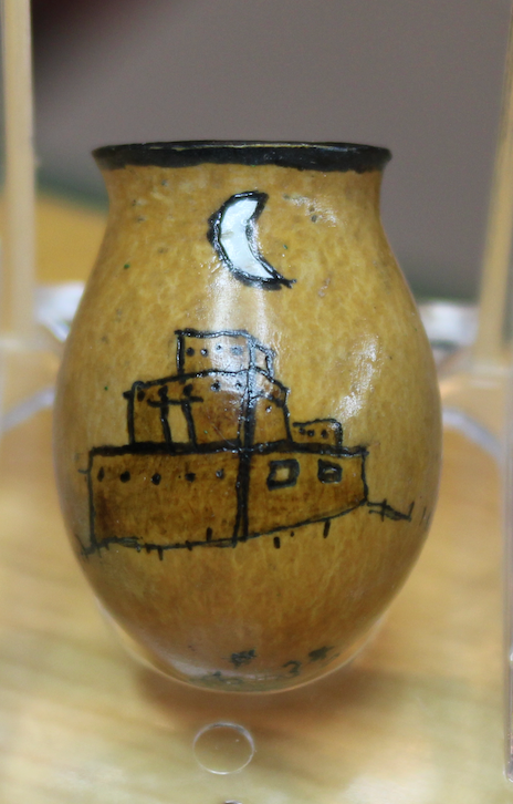 Mini Decorated gourds Unusual, stunning, craftsmanship SW Native Amarican Design7