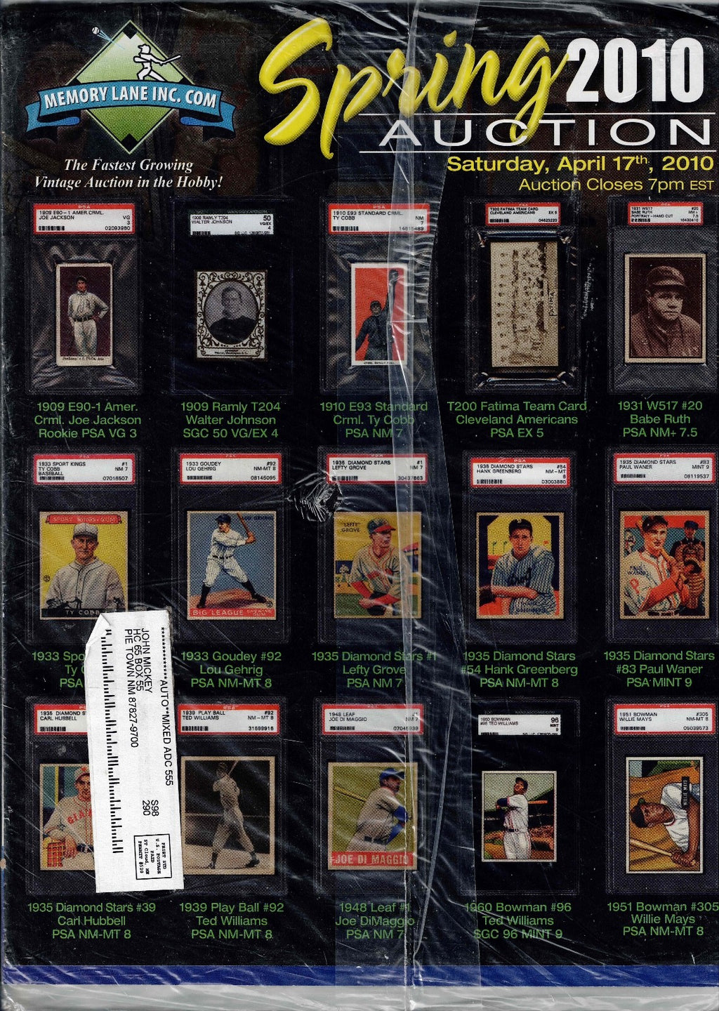 SMR's Sports Market Report Magazines. All in original mailing wrapper. ++7