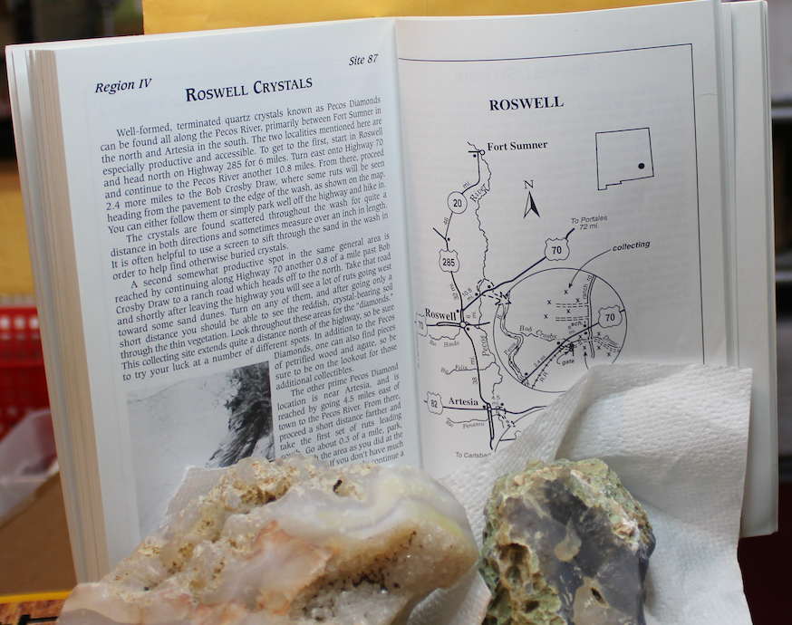 Book, Gem Trails of New Mxico by James Mitchell 94 different sites5