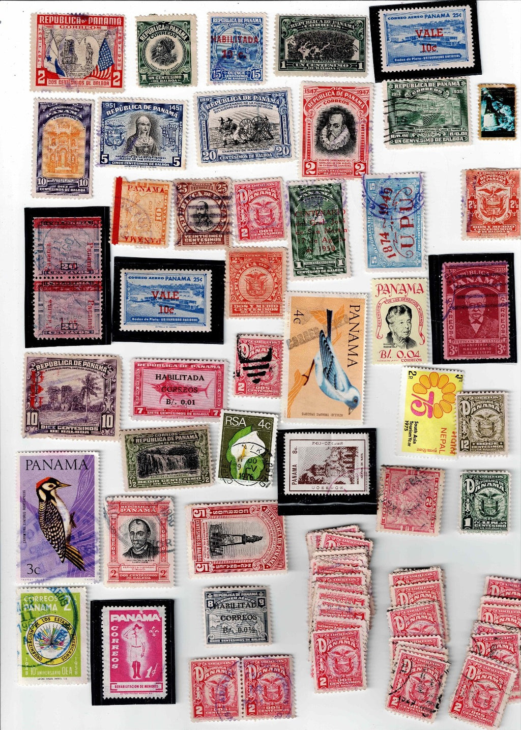 Panama Postal S Stamps. Old to modern, but not too modern!! Mostly used.1