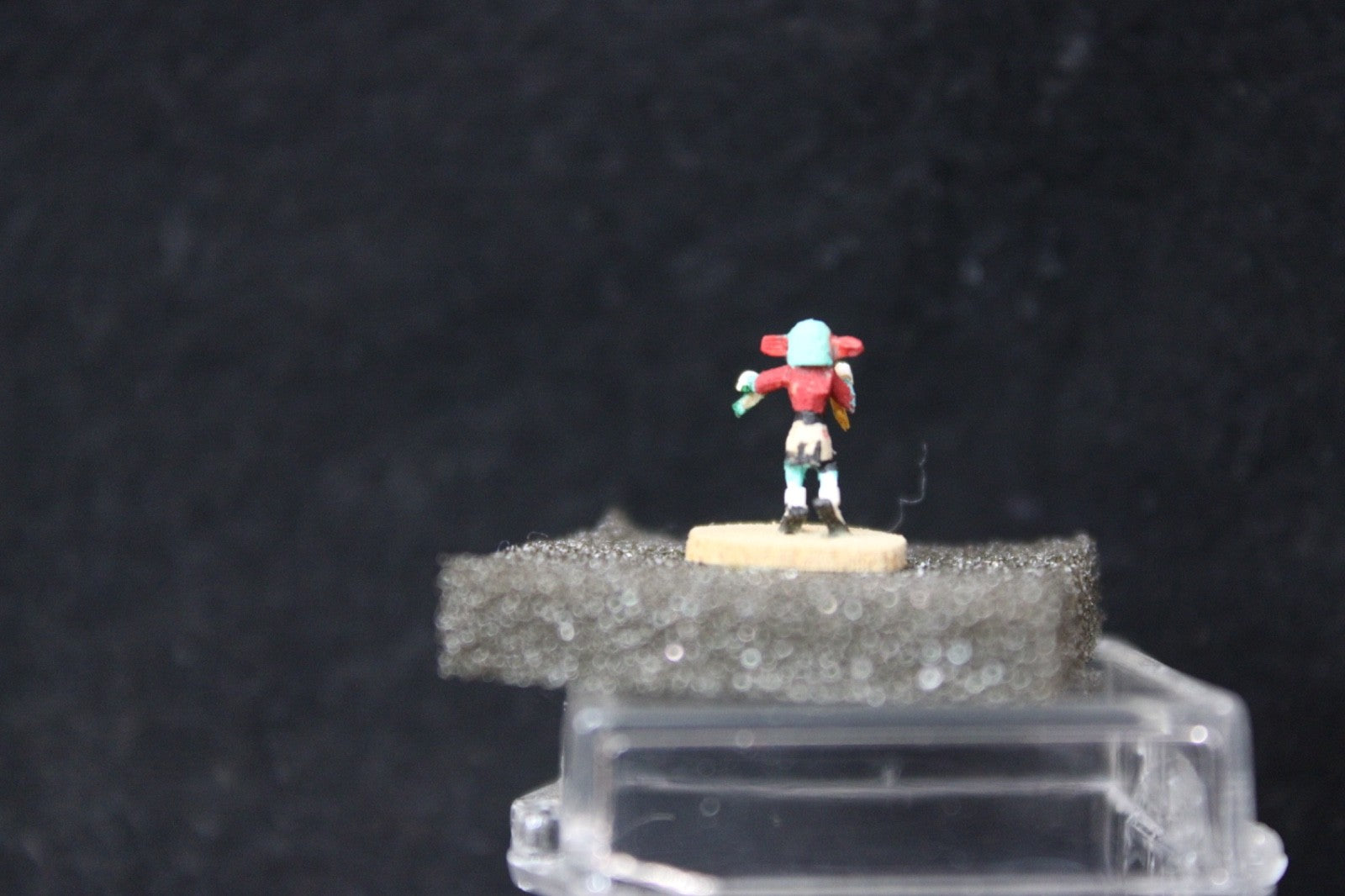 Small  1/2" -5/8" tall Kachina Doll, "Sun Set Dancer" by Mae Hunch    Pristine!!2