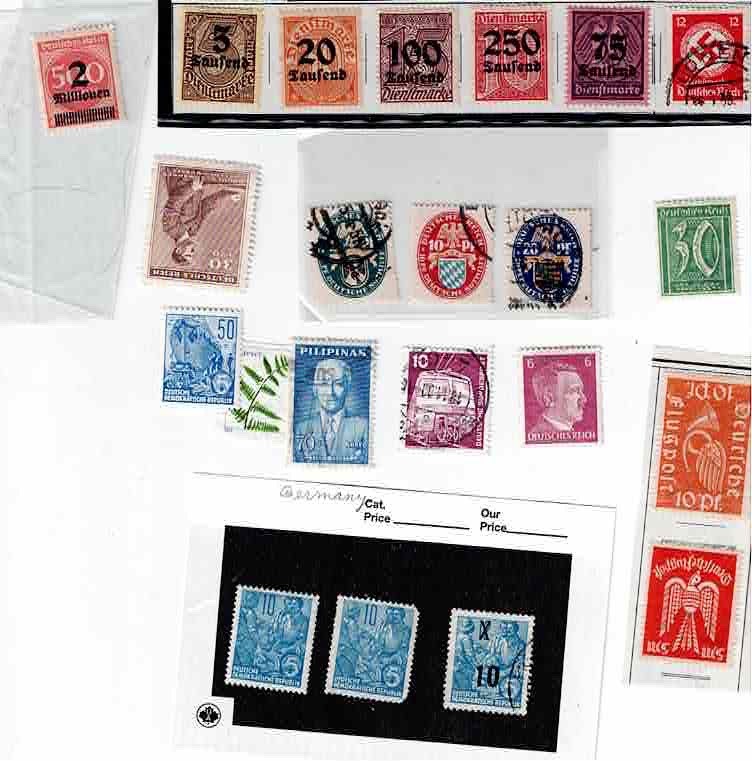 GERMAN  Stamps.I got these, off & on,  many years ago and have never even looked4