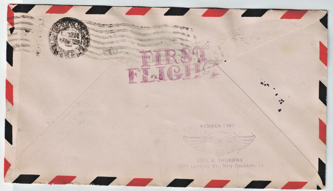 Envelope Commemorating 1st Flight Air Mail Route  Albuquerque  New Mexico 19311
