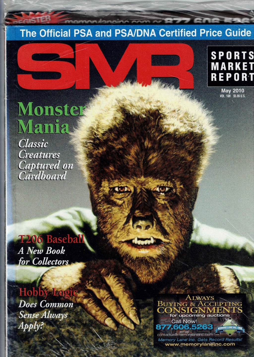 SMR's Sports Market Report Magazines. All in original mailing wrapper. ++6