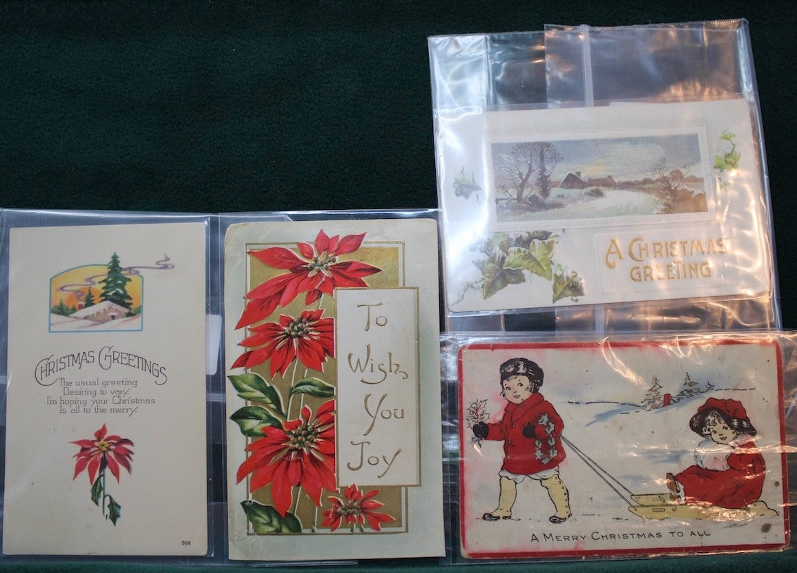 Mail a 100 yr old postcard to friends & family this Christmas!!2