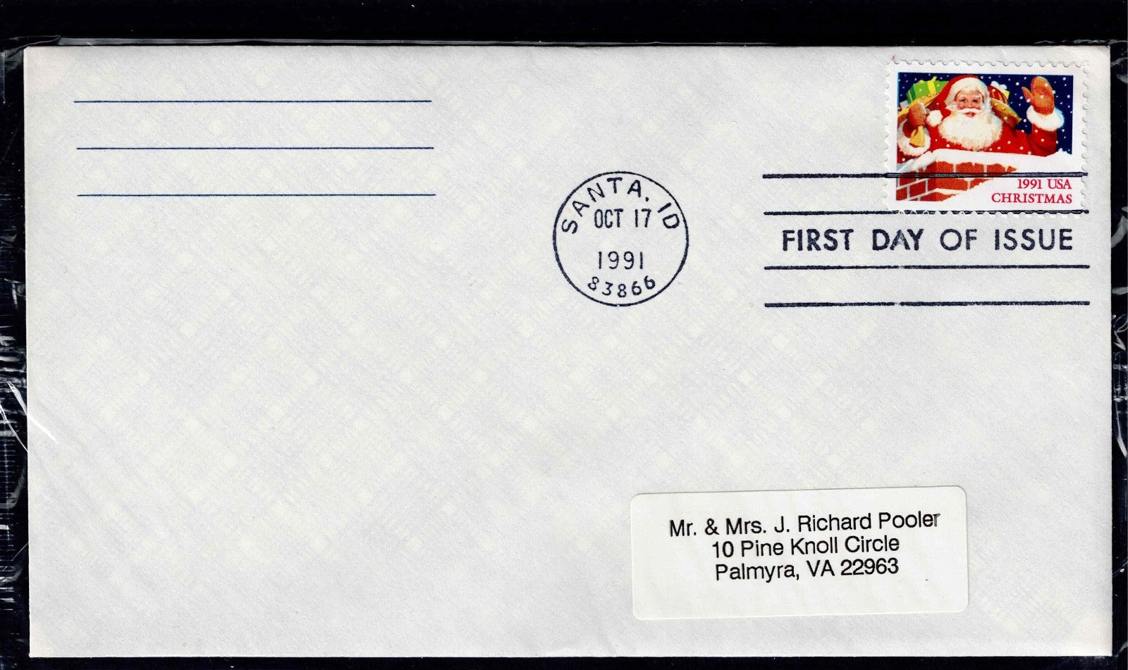 Christmas Stamped 1st First Day of Issue Envelopes,  Stocking Stuffer?17