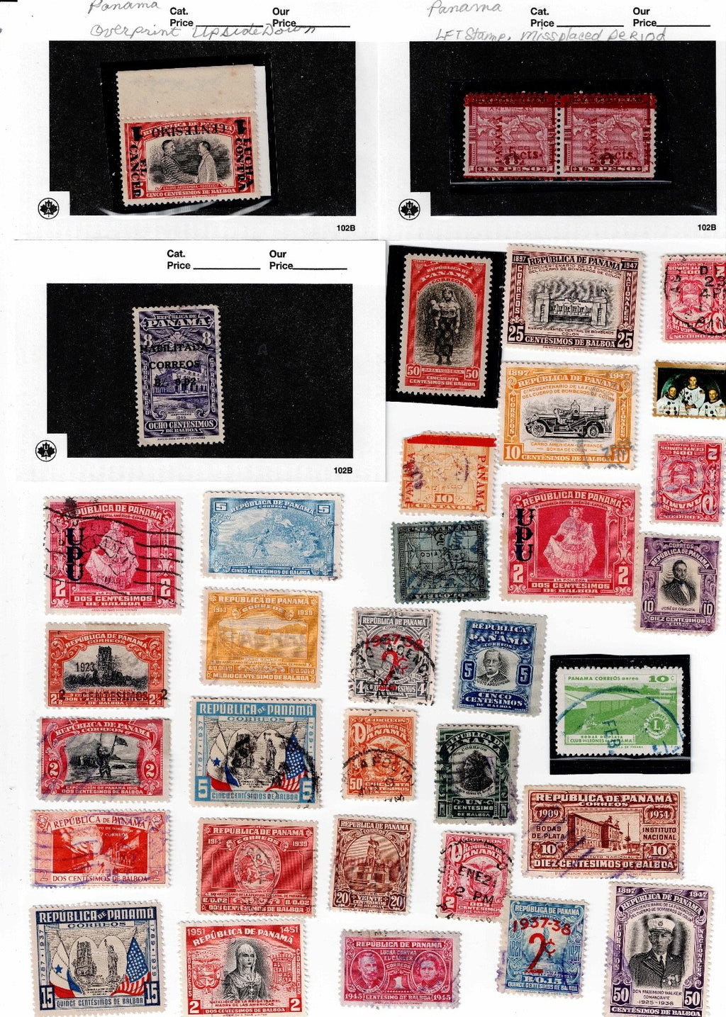 Panama Postal S Stamps. Old to modern, but not too modern!! Mostly used.0