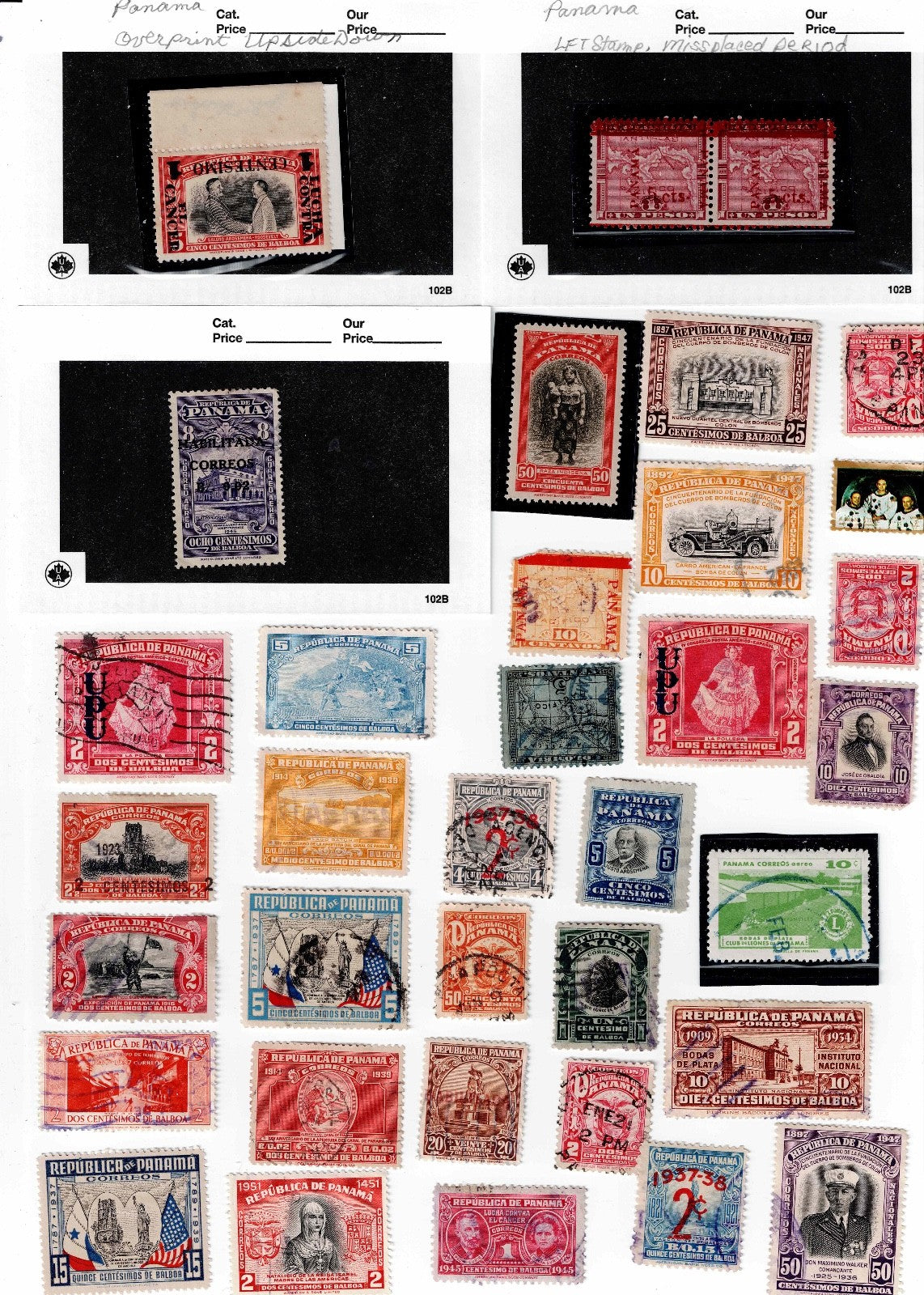 Panama Postal S Stamps. Old to modern, but not too modern!! Mostly used.0