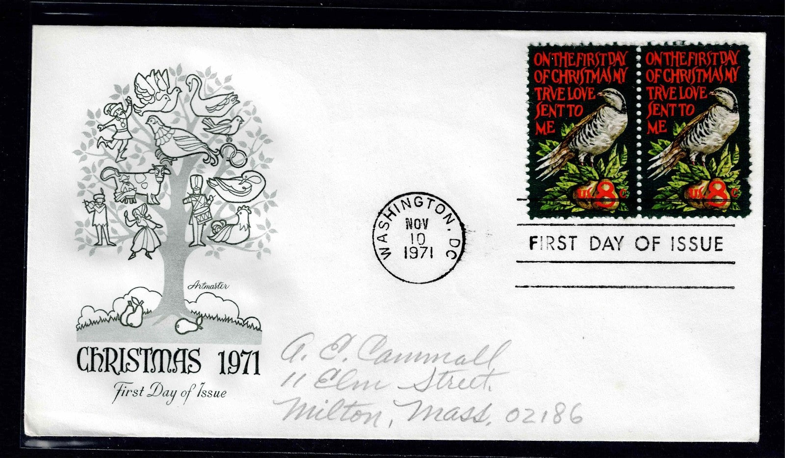 Christmas Stamped 1st First Day of Issue Envelopes,  Stocking Stuffer?21