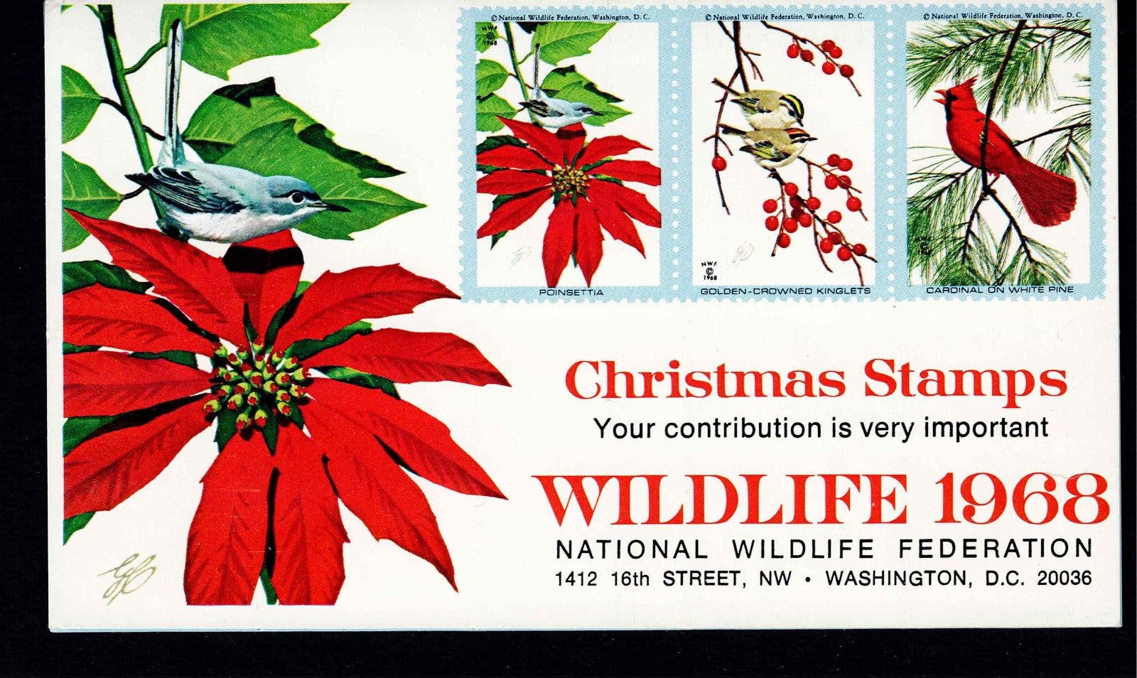 Christmas  Wildlife Stamps Cinderella Stamps , Stickers Starting 196811